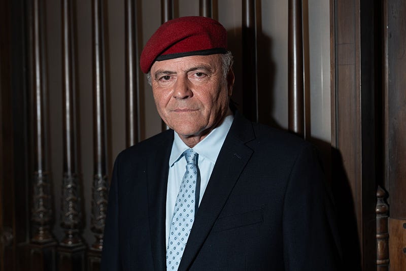 Curtis Sliwa attends the Style Across The Aisle showcase during New York Fashion Week on September 10, 2025 in New York City.