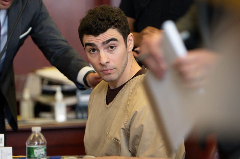 Luigi Mangione appears in court for his state murder charges in the killing of UnitedHealthcare CEO Brian Thompson at Manhattan Criminal Court on September 16, 2025 in New York City.