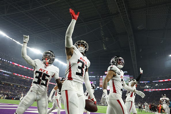 Falcons defensive rookies make their presence felt in win over Vikings