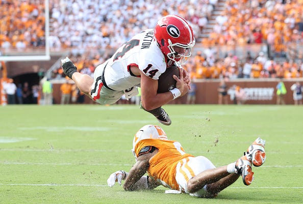 Gunner Stockton proving his ability to lead Georgia even when team's struggling