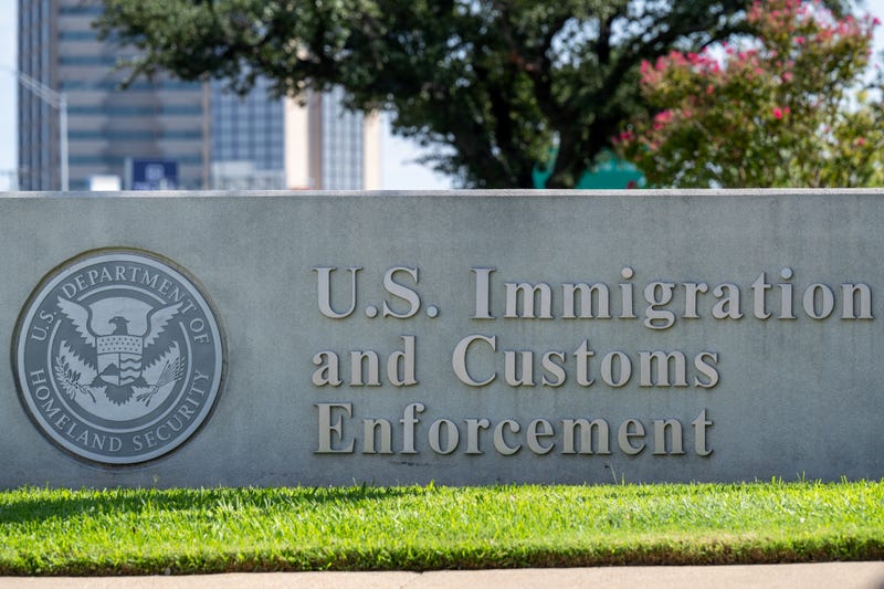 U.S. Immigration and Customs Enforcement sign