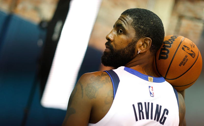 Kyrie Irving #11 of the Dallas Mavericks