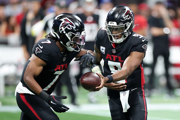 Falcons offense clicked on all cylinders in win over Commanders
