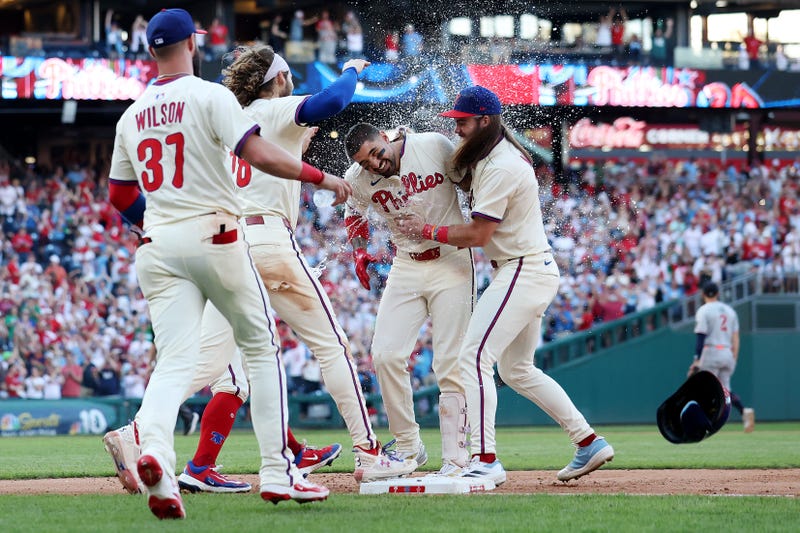 Phillies celebrate regular season win