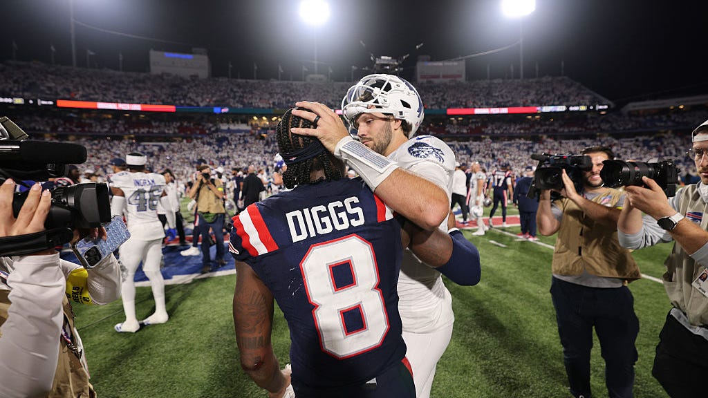 Stefon Diggs on MVP debate ahead of Josh Allen rematch: 'I like our guy'