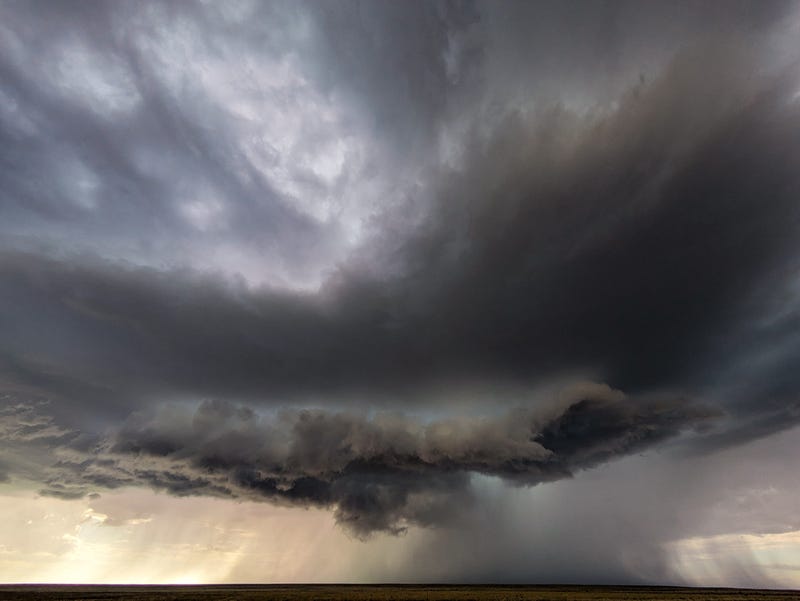 Storm clouds develop