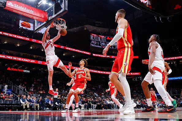 Hawks lacked presence in the paint in season opening loss to Raptors