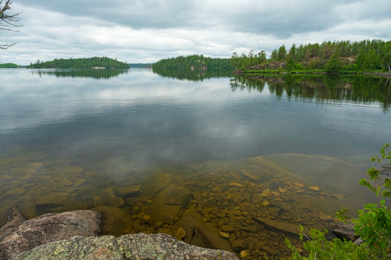 Quiet Waters in the Great North Woods on Seagull Lake in the Boundary Waters in Minnesota. A critical vote is set for this week in the U.S. Senate that could allow a copper-nickel mine to being operating near the BWCA.