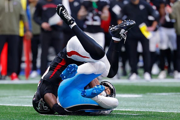 Falcons defense improved in sacks but they need more wins