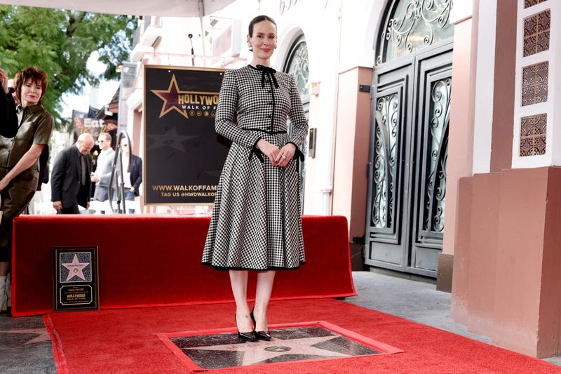 Sarah Paulson attends her Hollywood Walk of Fame Star Ceremony on December 02, 2025 in Hollywood, California.