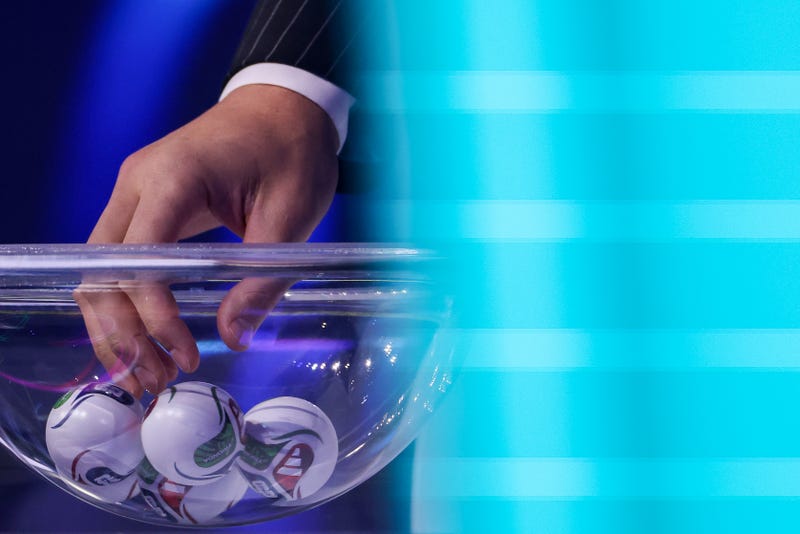 WASHINGTON, DC - DECEMBER 05: Draw assistant Aaron Judge draws out the card during the FIFA World Cup 2026 Official Draw at John F. Kennedy Center for the Performing Arts on December 05, 2025 in Washington, DC. (Photo by Patrick Smith/Getty Images)