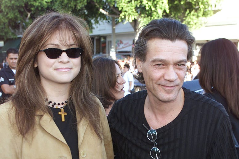 Valerie Bertinelli and Eddie Van Halen (2001)