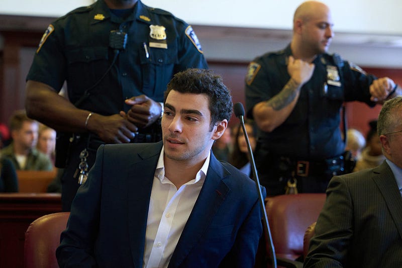 Luigi Mangione appears for a suppression of evidence hearing in the killing of UnitedHealthcare CEO Brian Thompson in Manhattan Criminal Court on Dec. 18, 2025 in New York City. 