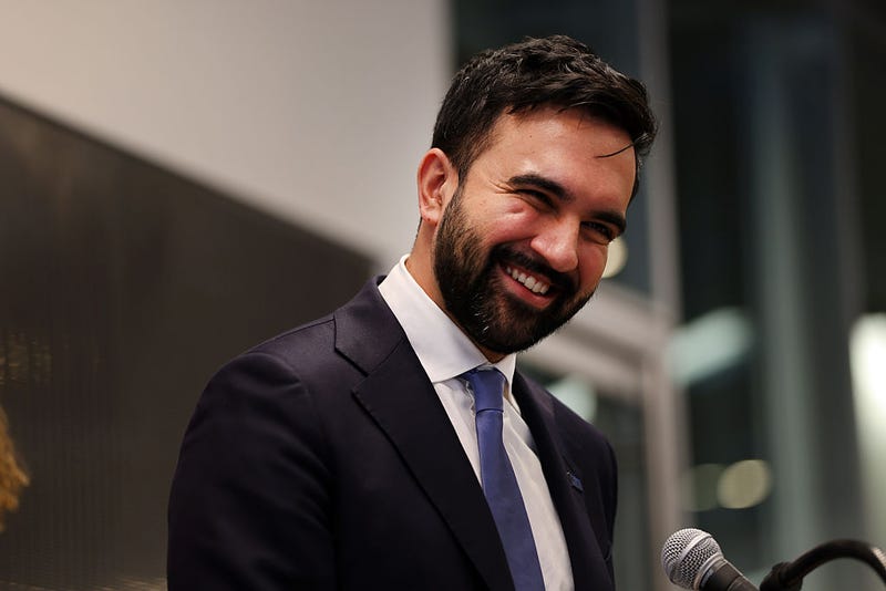 Mayor-elect Zohran Mamdani speaks to members of the media at a Brooklyn library to make a transition announcement for his administration on Dec. 17, 2025 in New York City. 