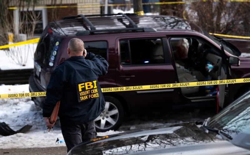 Members of law enforcement work the scene following a suspected shooting by an ICE agent during federal law enforcement operations on January 07, 2026 in Minneapolis, Minnesota. According to federal officials, the agent, "fearing for his life" killed a woman during a confrontation in south Minneapolis. 