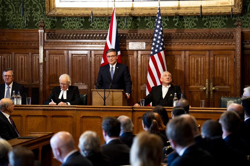 U.S. Speaker of the House Mike Johnson delivers historic address to UK Parliament in honor of America 250