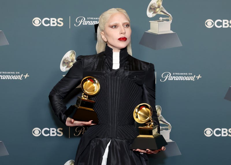 Lady Gaga, winner of the Best Pop Vocal Album for “MAYHEM” and Best Dance Pop Recording for "Abracadabra", poses in the press room during the 68th GRAMMY Awards at Crypto.com Arena on February 01, 2026 in Los Angeles, California. 