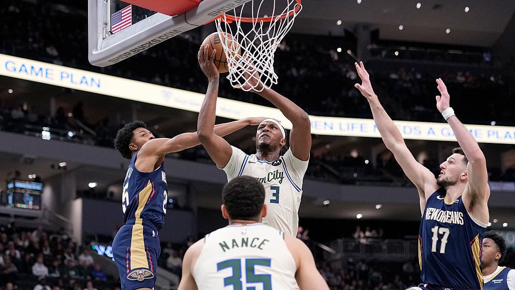 Trey Murphy's career high not enough as Pelicans fall to Bucks in OT