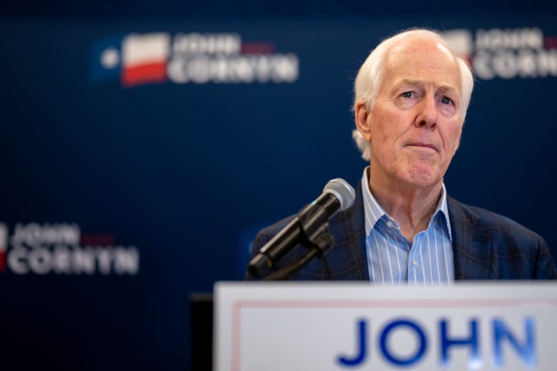 Sen. John Cornyn speaking Primary election night
