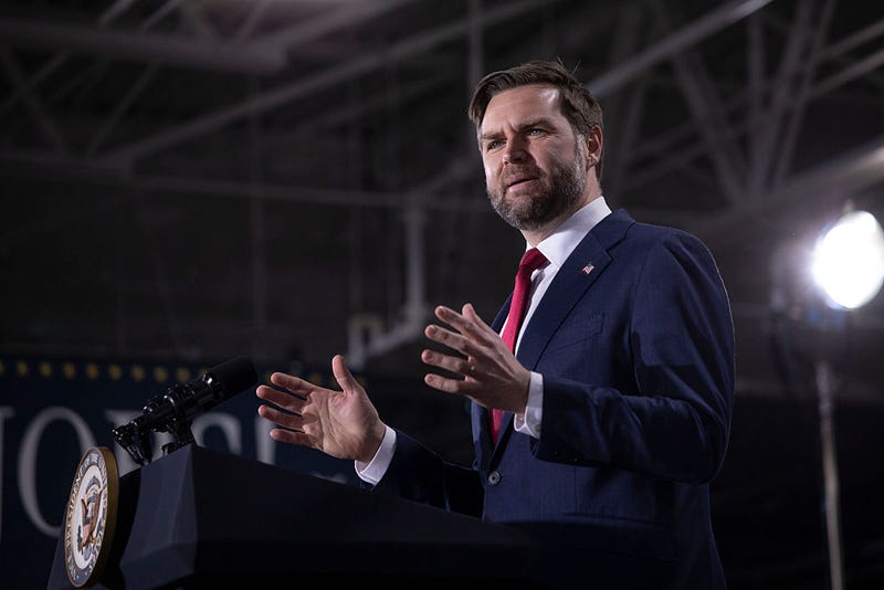 Vice President JD Vance speaks onstage at Engineering Design Services, Inc. on March 18, 2026 in Auburn Hills, Michigan