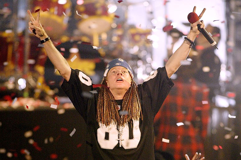 Axl Rose of Guns N' Roses