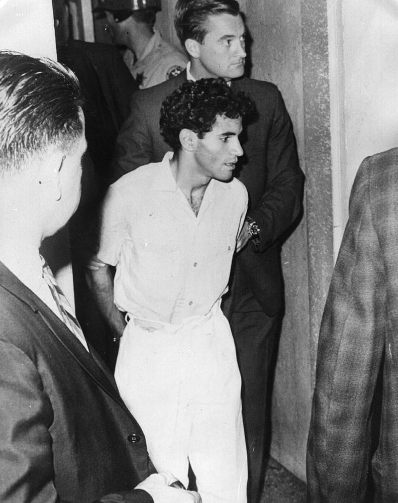 irhan Sirhan, charged with the assassination of Senator Robert Kennedy during a campaign stop in California, is the subject of intensive investigation by the US Government after an Arab government provided new evidence about his identity.