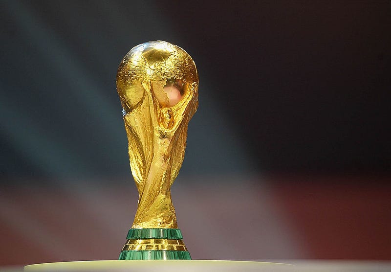 The World Cup Trophy on December 5, 2003 in Franfurt, Germany.