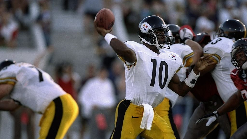 A QB ahead of his time, Kordell Stewart is draft pick 37