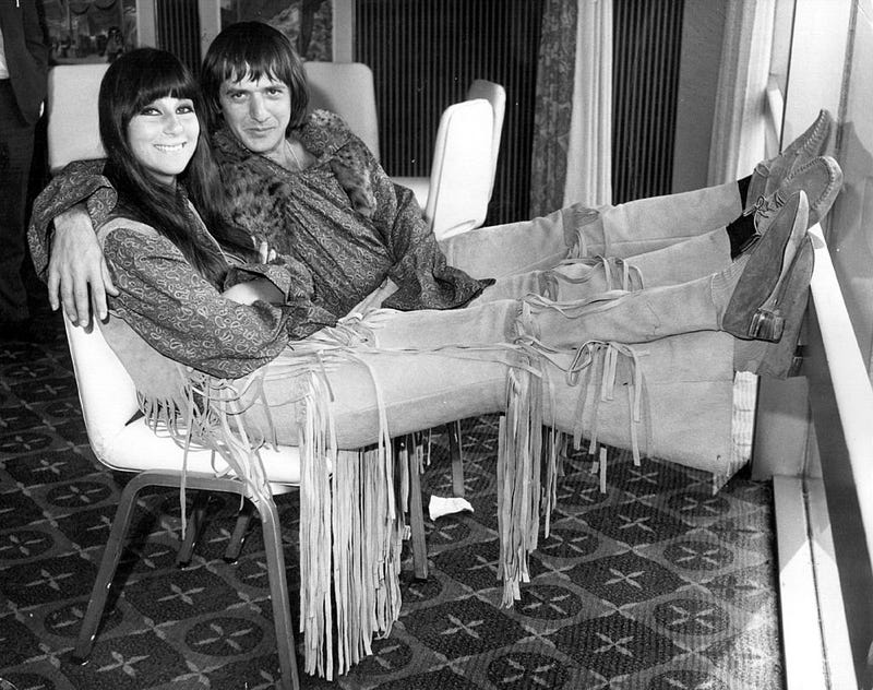 Aug. 3, 1965: Sonny and Cher in London