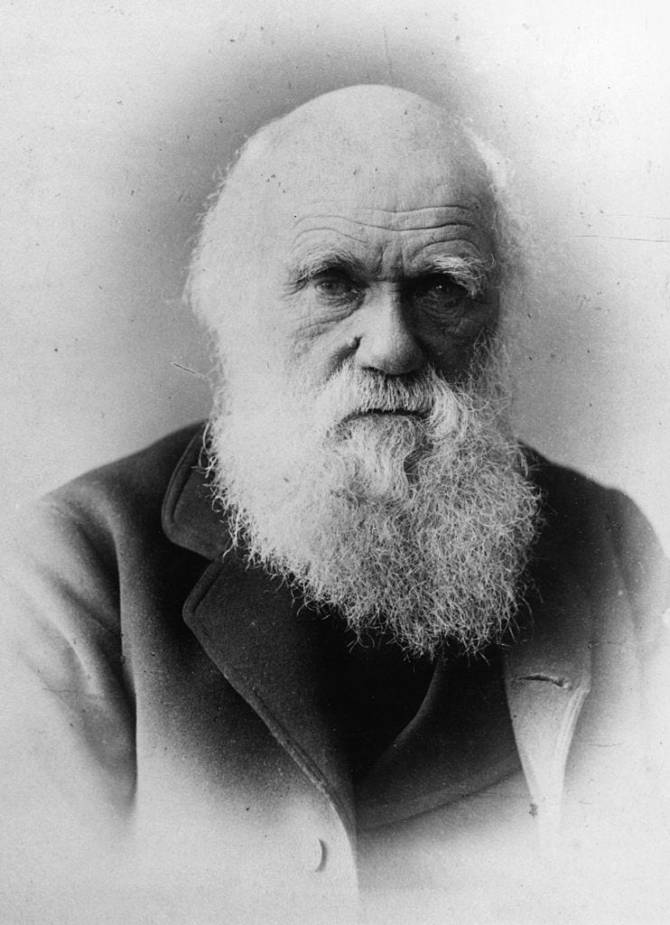 British naturalist and writer of 'The Theory of Evolution' Charles Robert Darwin (1809 - 1882). (Photo by General Photographic Agency/Getty Images)
