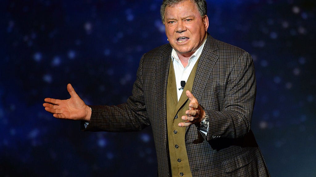 William Shatner to blast into space on Jeff Bezos' Blue Origin rocket ship