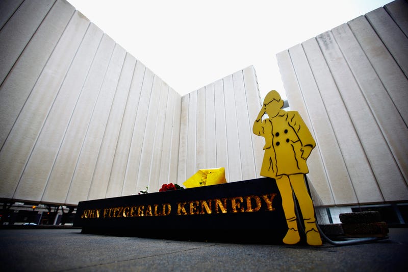 A view of the John F. Kennedy Memorial Plaza on Nov. 21, 2013 in Dallas, Texas. 