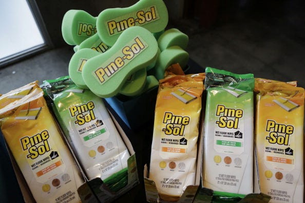 Police are on the lookout for stolen Pine-Sol