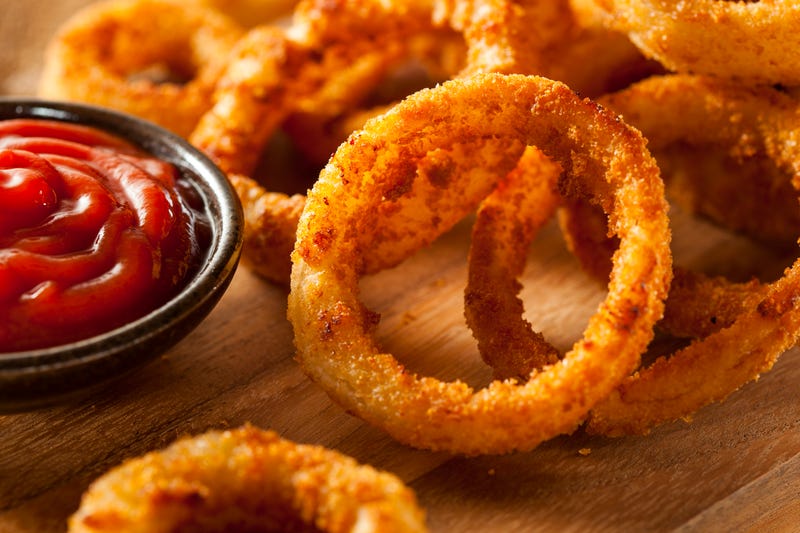 Frozen onion rings