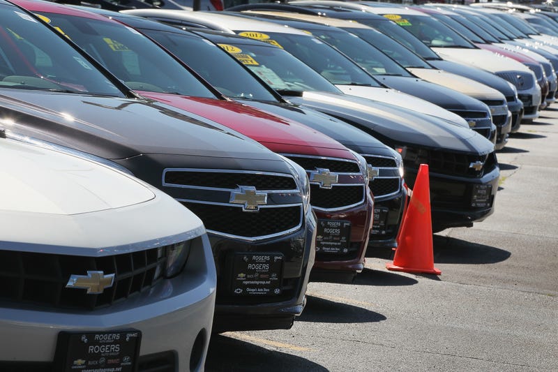Chevy cars at dealership