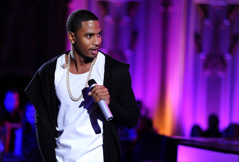 trey songz performs onstage