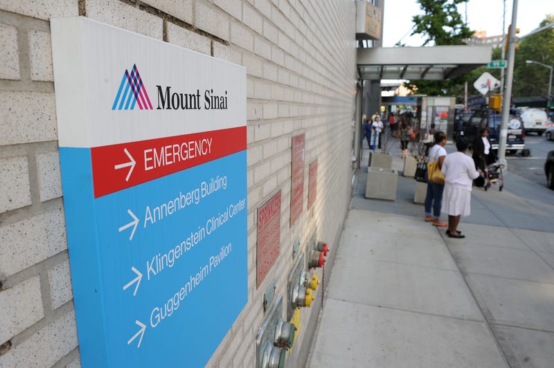 A general view of Mount Sinai Hospital on September 4, 2014 in New York City.