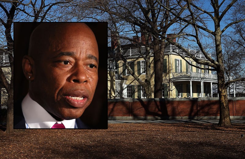 Eric Adams said he believes "there are ghosts" in Gracie Mansion, the official residence of the New York City mayor