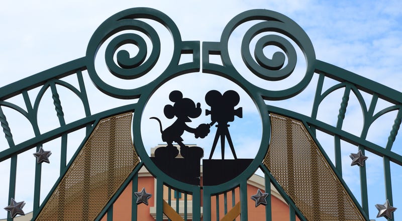 Detail of the entrance gate in Walt Disney Studios in Paris in Feb. 2010.
