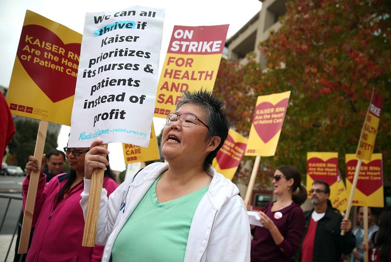 Across the Bay Area, nurses are holding a "day of action" demanding that hospitals hire more medical workers to help deal with the omicron surge. 