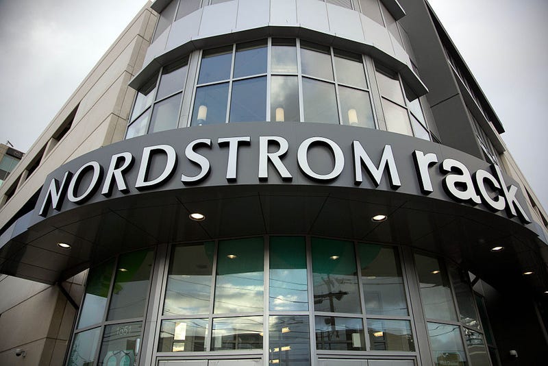 General view of Nordstrom Rack Department Store in Lincoln Park on November 17, 2014 in Chicago, Illinois.