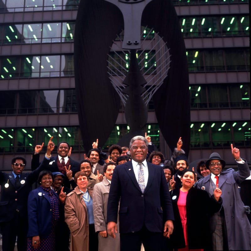 Harold Washington in 1986