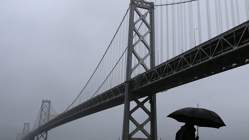 Atmospheric river brewing off California coast expected to drench Bay Area
