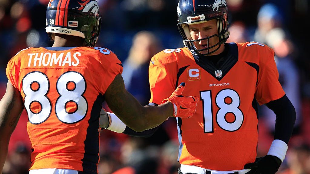 Peyton Manning partners with Georgia Tech to honor late teammate Demaryius Thomas with scholarship