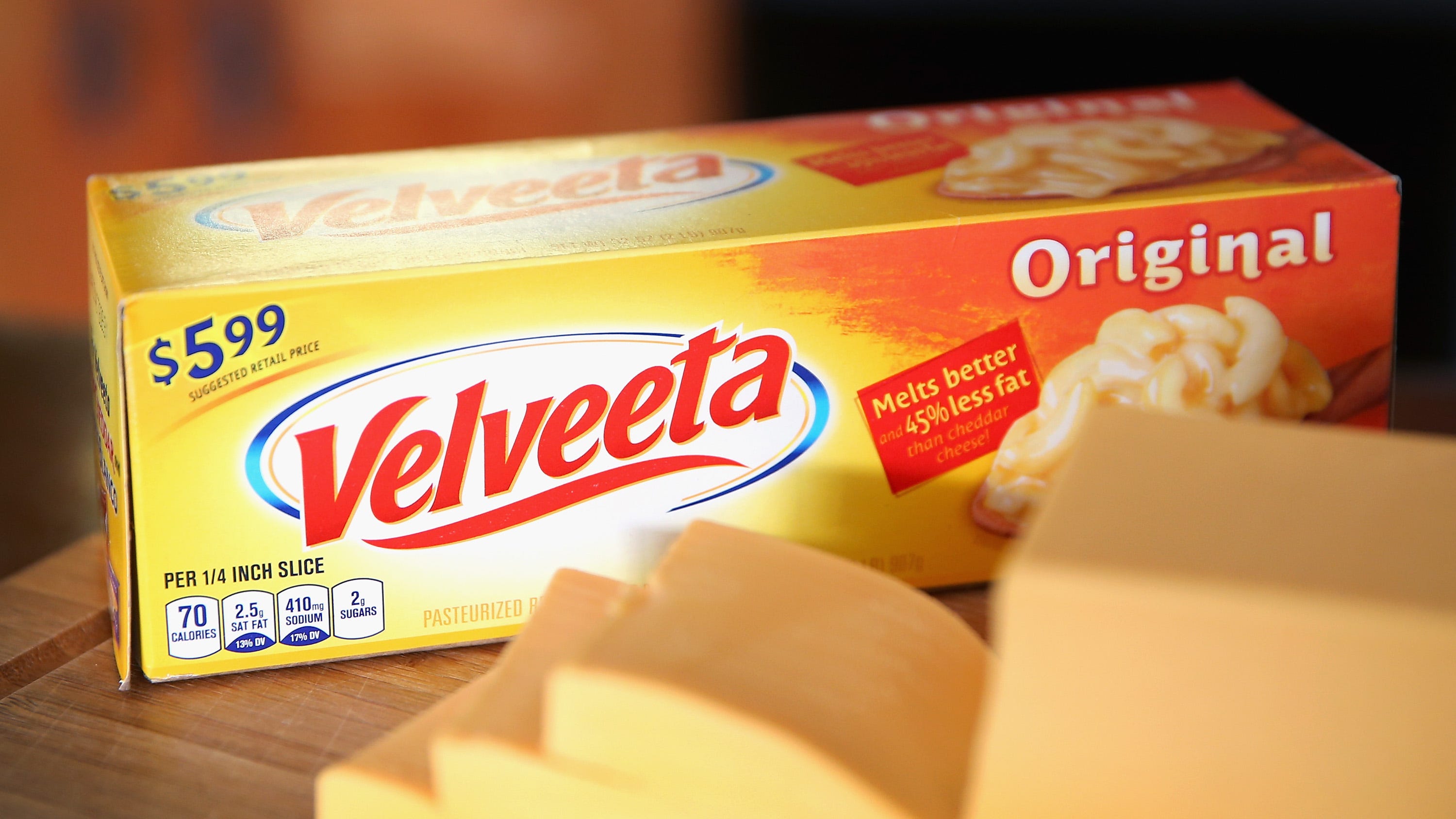 Bottoms up: Velveeta has introduced a cheese-infused vodka martini