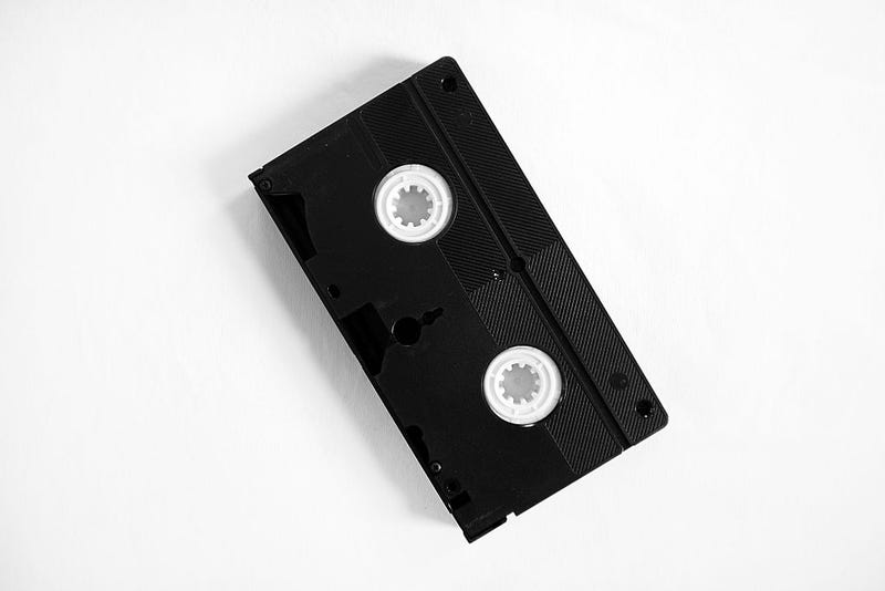 VHS tape.