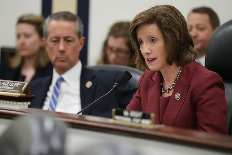 The House Armed Services Committee's Oversight and Investigations Subcommittee Chairwoman Vicky Hartzler (R-MO) delivers opening remarks during a hearing about the transfer of detainees from the military prison in Cuba on February 12, 2015 in Washington, DC.