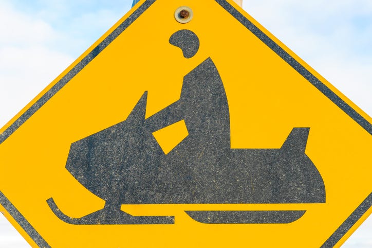 snowmobiler dies after crash