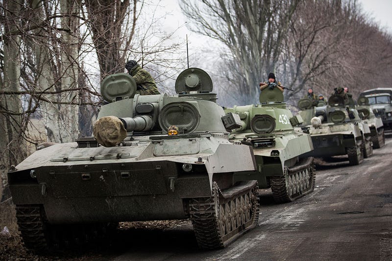 Russian troops