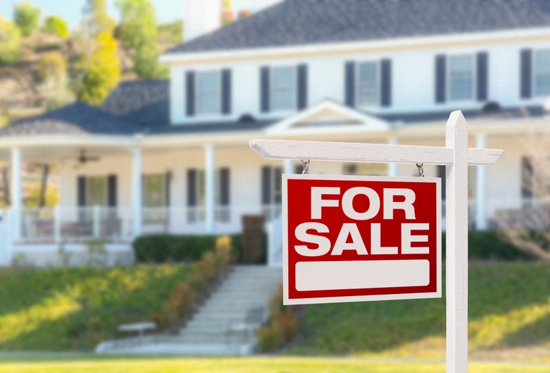 House for sale stock photo. 